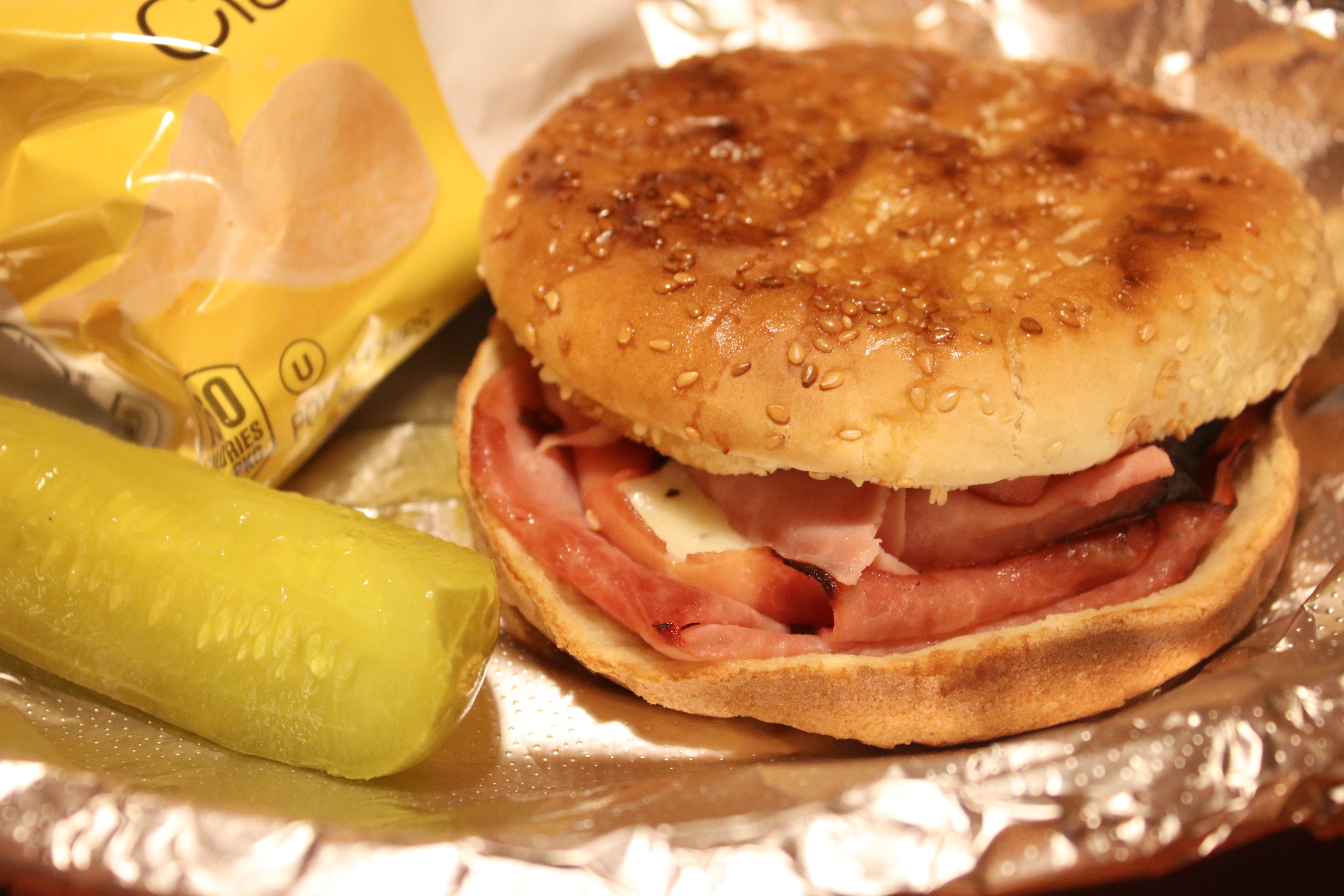Order Hot Ham & Cheese Sandwich - Sandwich food online from Amore Pizza King store, Rockville on bringmethat.com
