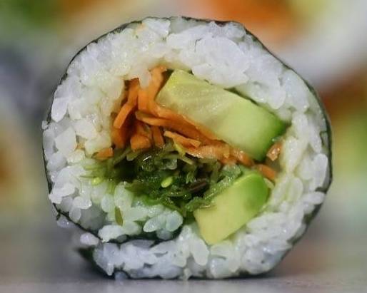 Order 10. Veggie Lover Sushi food online from Jumbo Sushi Burrito Style store, Layton on bringmethat.com