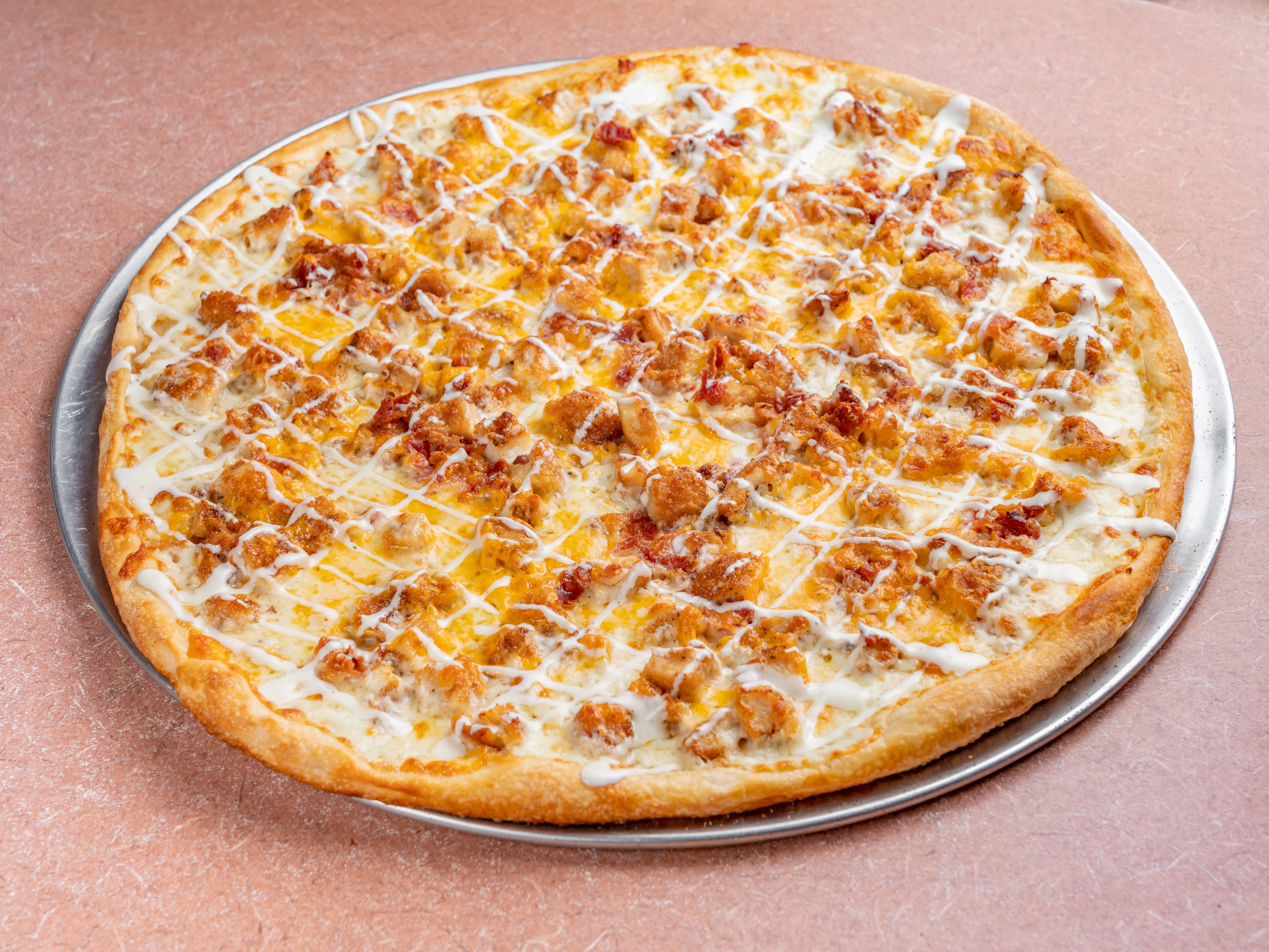 Order Chicken Bacon Ranch Pizza food online from Villa Maria Pizza store, Larchmont on bringmethat.com