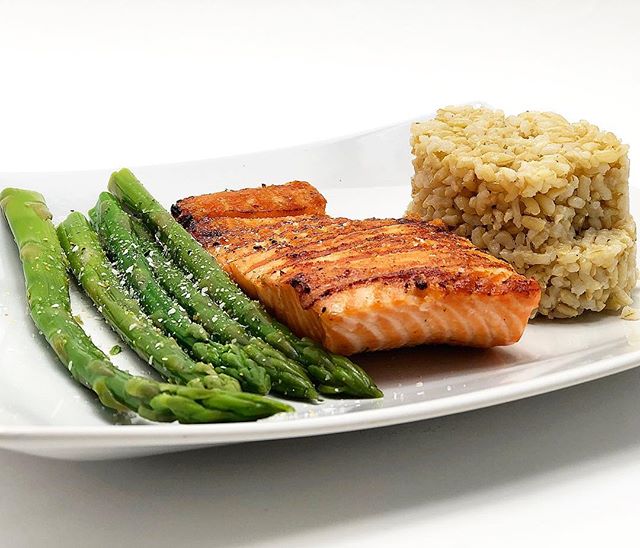 Order Wild Caugh Salmon Bowl food online from Brazilian Muscle Bowls store, Bakersfield on bringmethat.com