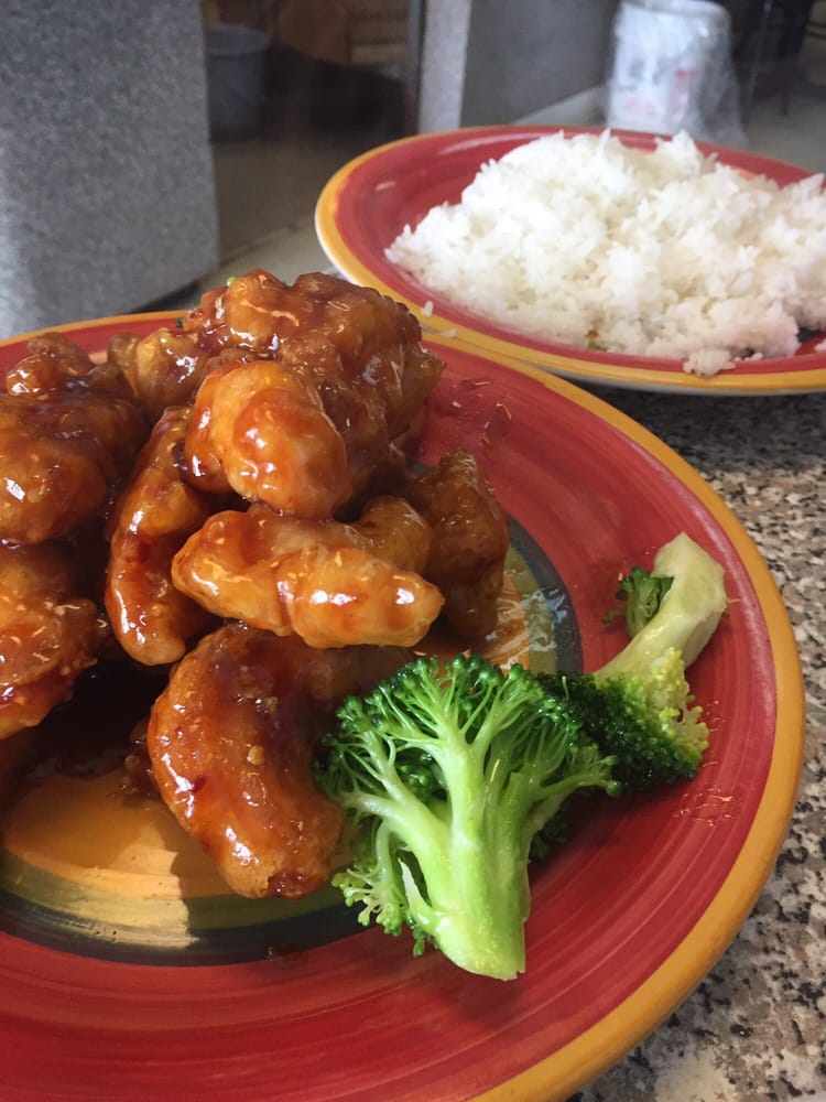 Order 12. Orange Chicken food online from Dynasty Chinese Food store, Dearborn Heights on bringmethat.com