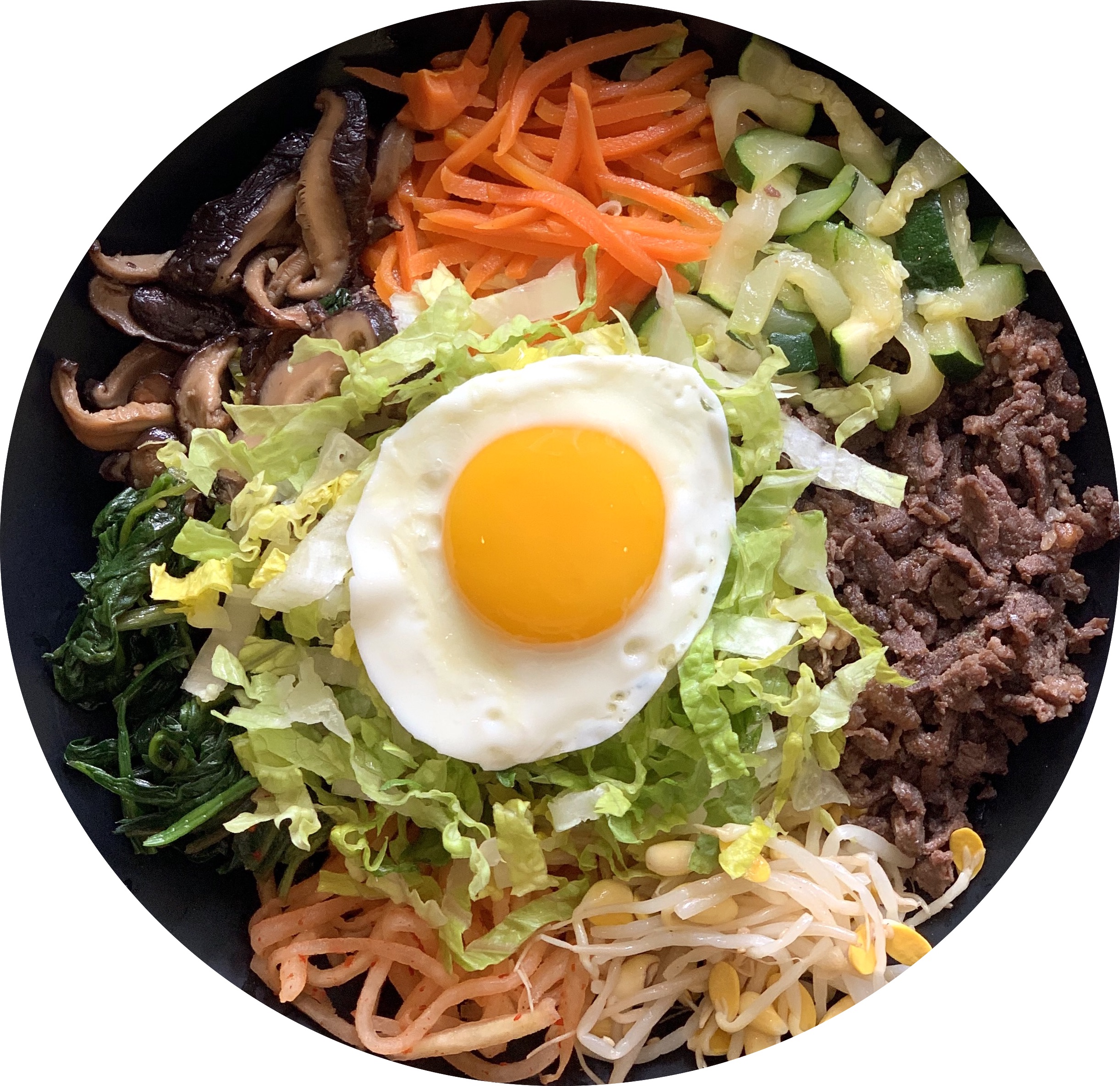 Order 21A. Regular Bibimbap food online from Spoon House store, Champaign on bringmethat.com