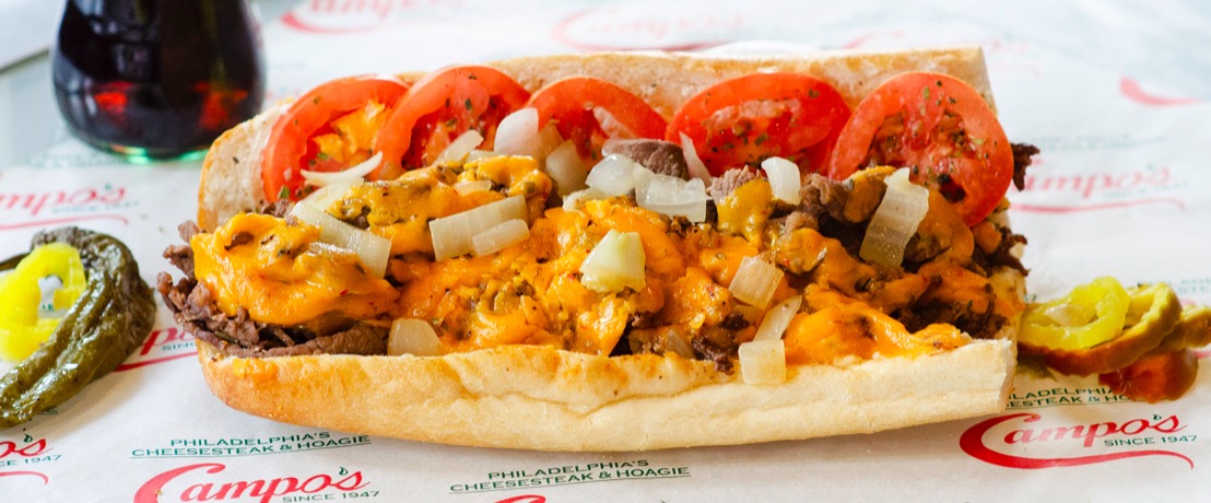 Order The Heater Cheesesteak food online from Campo's Philly Cheesesteaks store, Philadelphia on bringmethat.com
