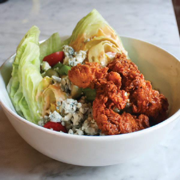 Order Huge Hot Chicken Wedge food online from Emmy Squared Pizza: Gulch store, Nashville on bringmethat.com