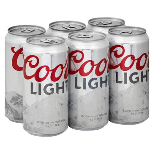 Order Coors Light Can - 12 oz Cans/6 Pack food online from Bottle Shop & Spirits store, Los Alamitos on bringmethat.com