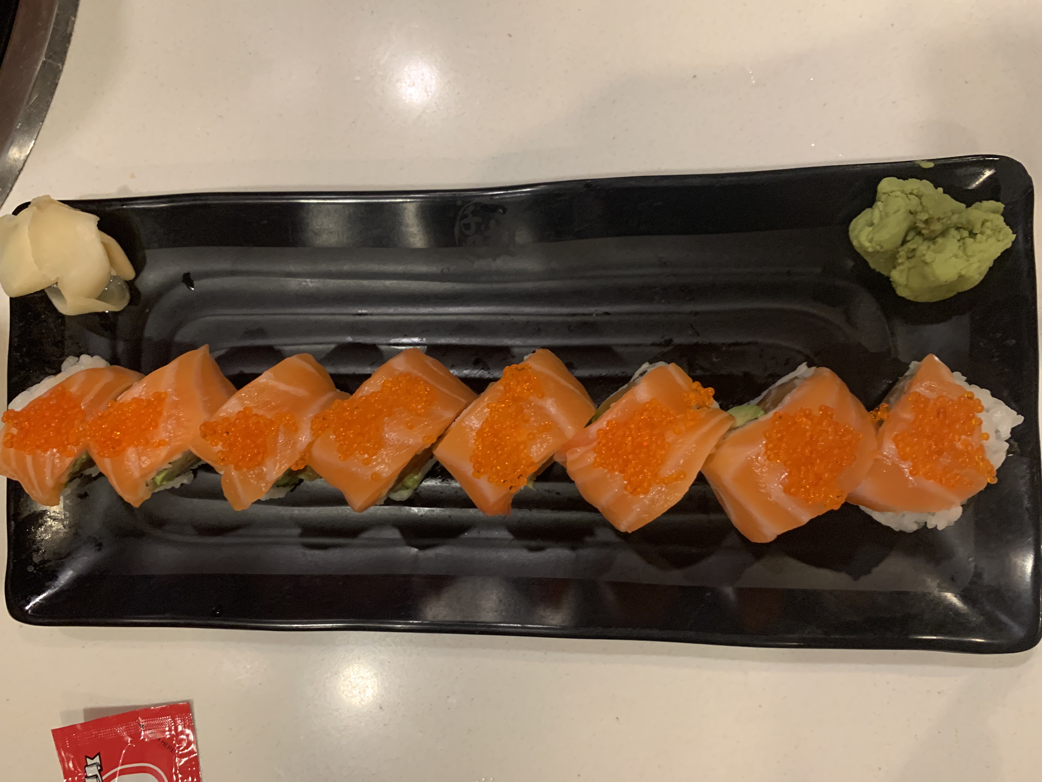 Order Passion Salmon Roll (8 pcs) food online from Poke Zone store, Oakland on bringmethat.com