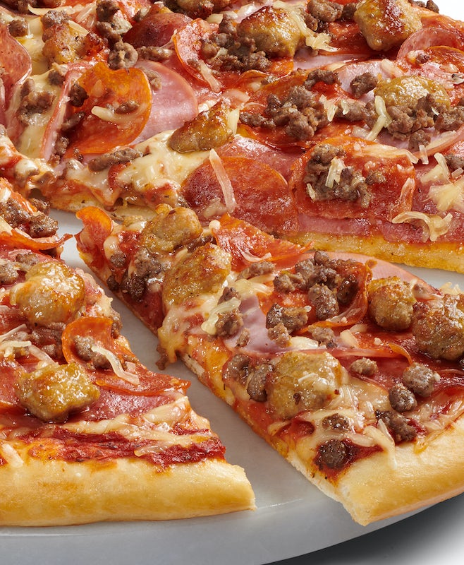 Order Dairy-Free Cheese Papa's All Meat - Baking Required food online from Papa Murphy Pizza store, Meridian on bringmethat.com