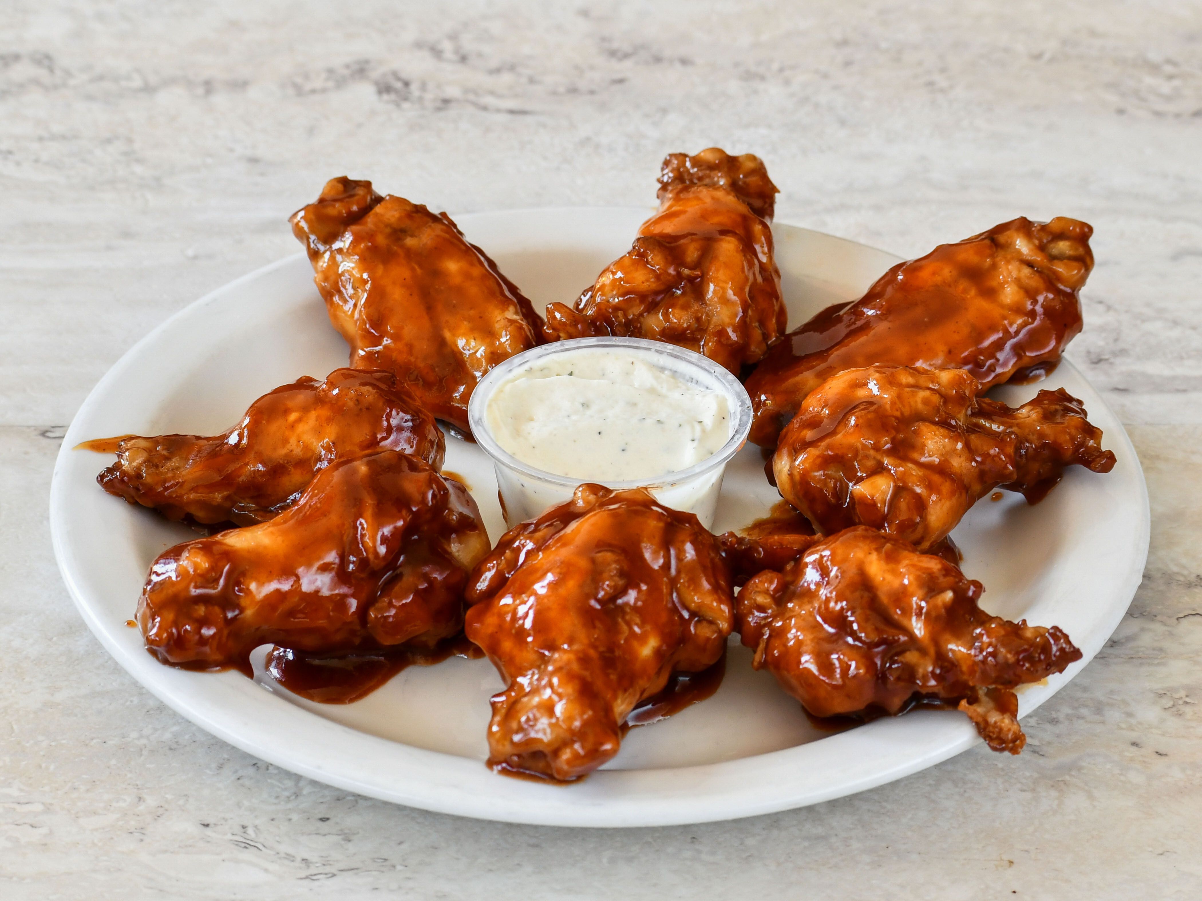 Order Hot Honey BBQ Wings food online from Wing Nuts! store, San Mateo on bringmethat.com