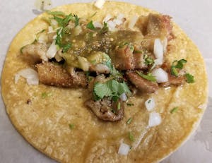 Order Tripas Taco food online from Mexico Restaurant store, Des Plaines on bringmethat.com