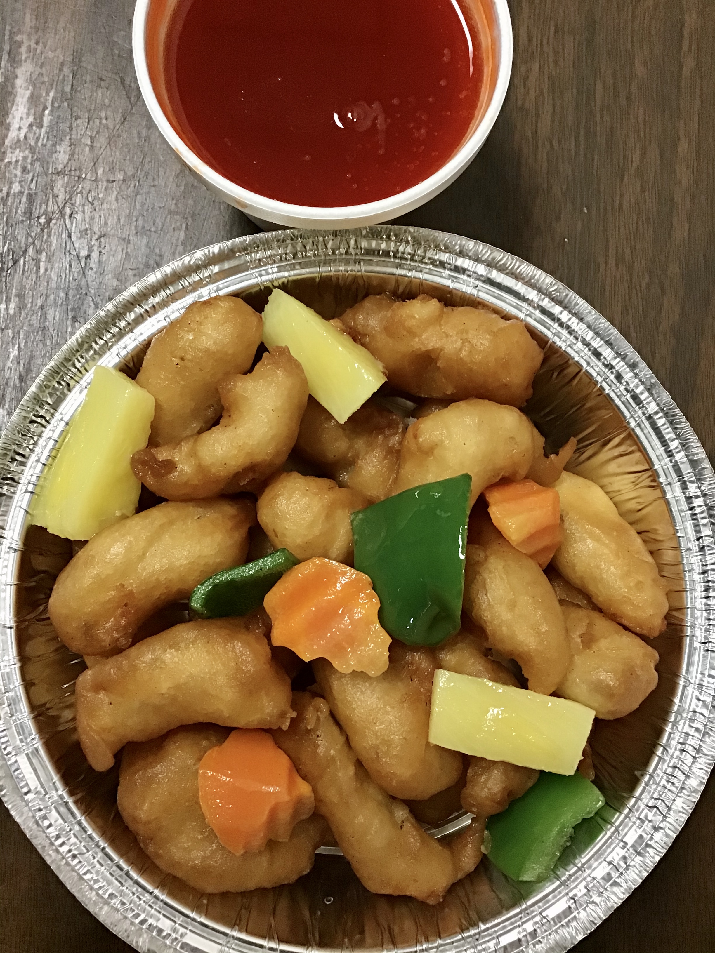 Order Sweet and Sour Chicken food online from Peach Garden store, Bloomington on bringmethat.com