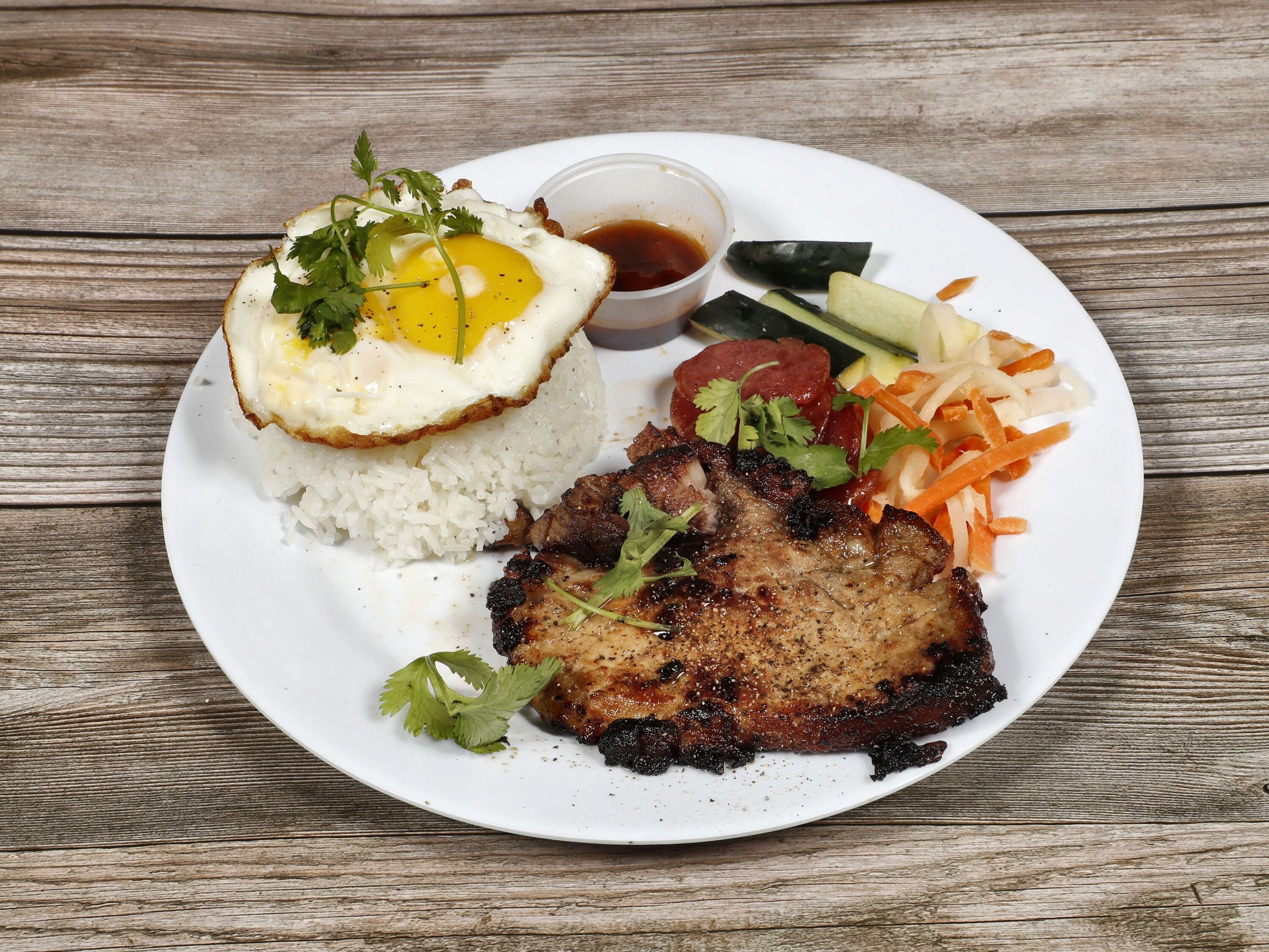 Order Pork Chop and Rice food online from Luvcafe store, San Jose on bringmethat.com