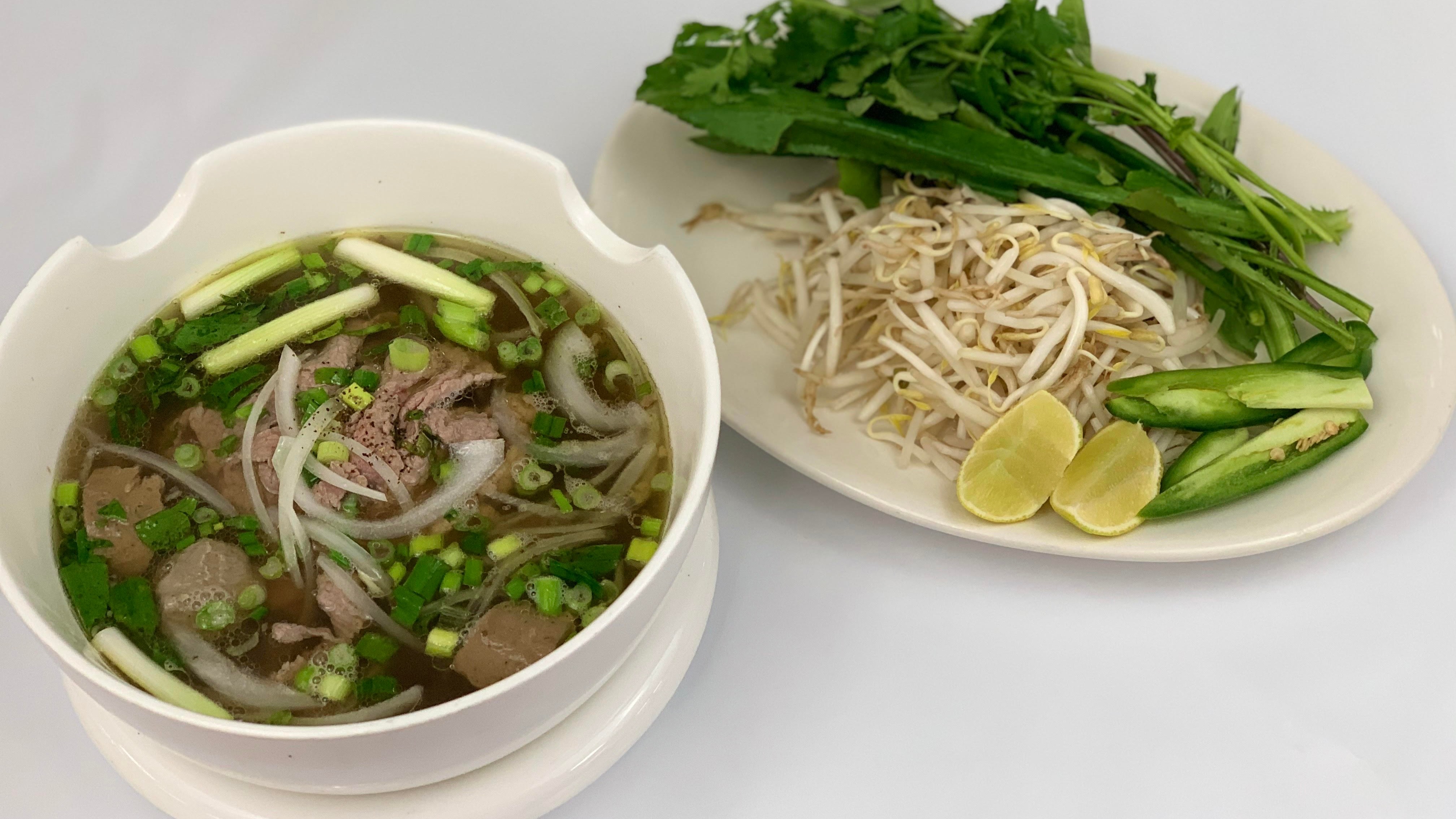 Order Pho Dac Biet - Special Combination Beef Pho food online from Joyful House store, Saint Louis on bringmethat.com
