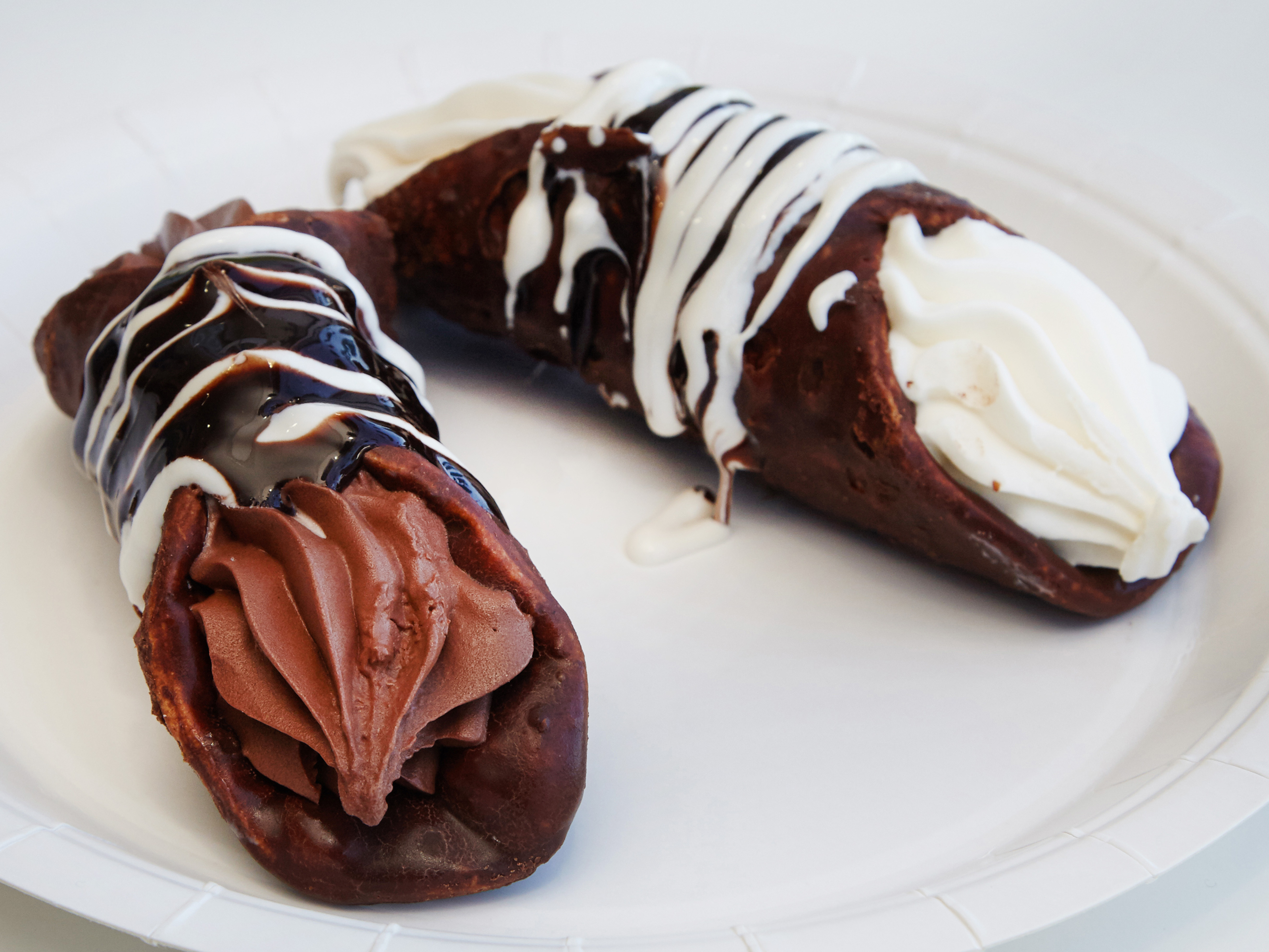 Order Chocolate Covered Ice Cream Cannolis food online from Frozen Planet store, Brooklyn on bringmethat.com