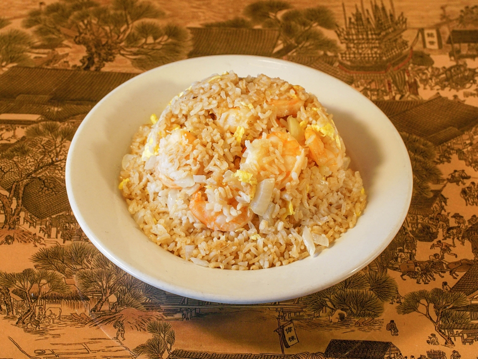Order Shrimp Fried Rice food online from J. Wong's Asian Bistro store, Salt Lake City on bringmethat.com
