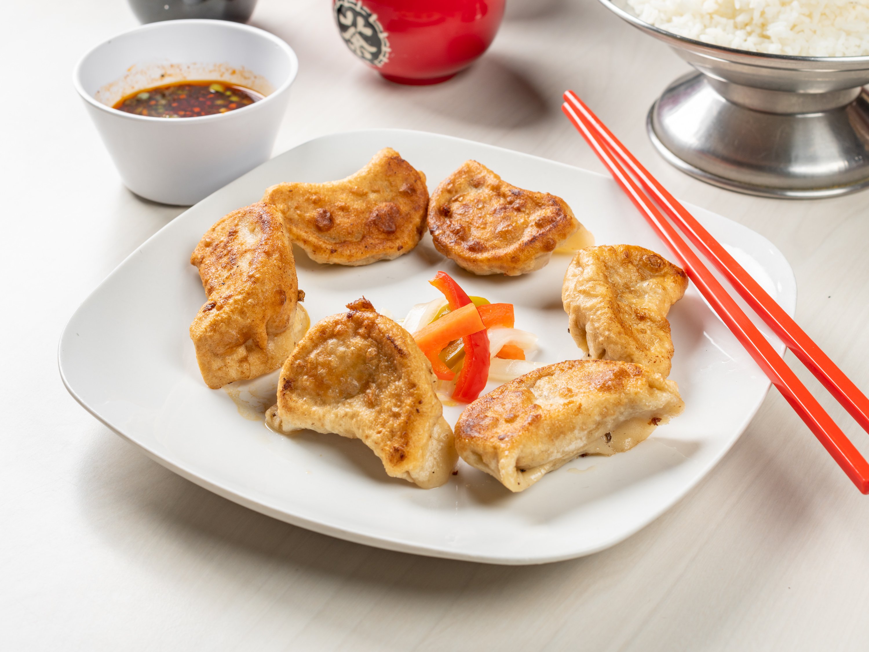 Order Fried Dumpling food online from Hunan Palace store, El Paso on bringmethat.com