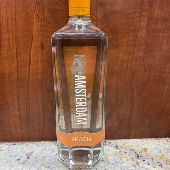 Order New Amsterdam Peach 750ml. food online from Round Up Liquor & Grocery store, Wildomar on bringmethat.com