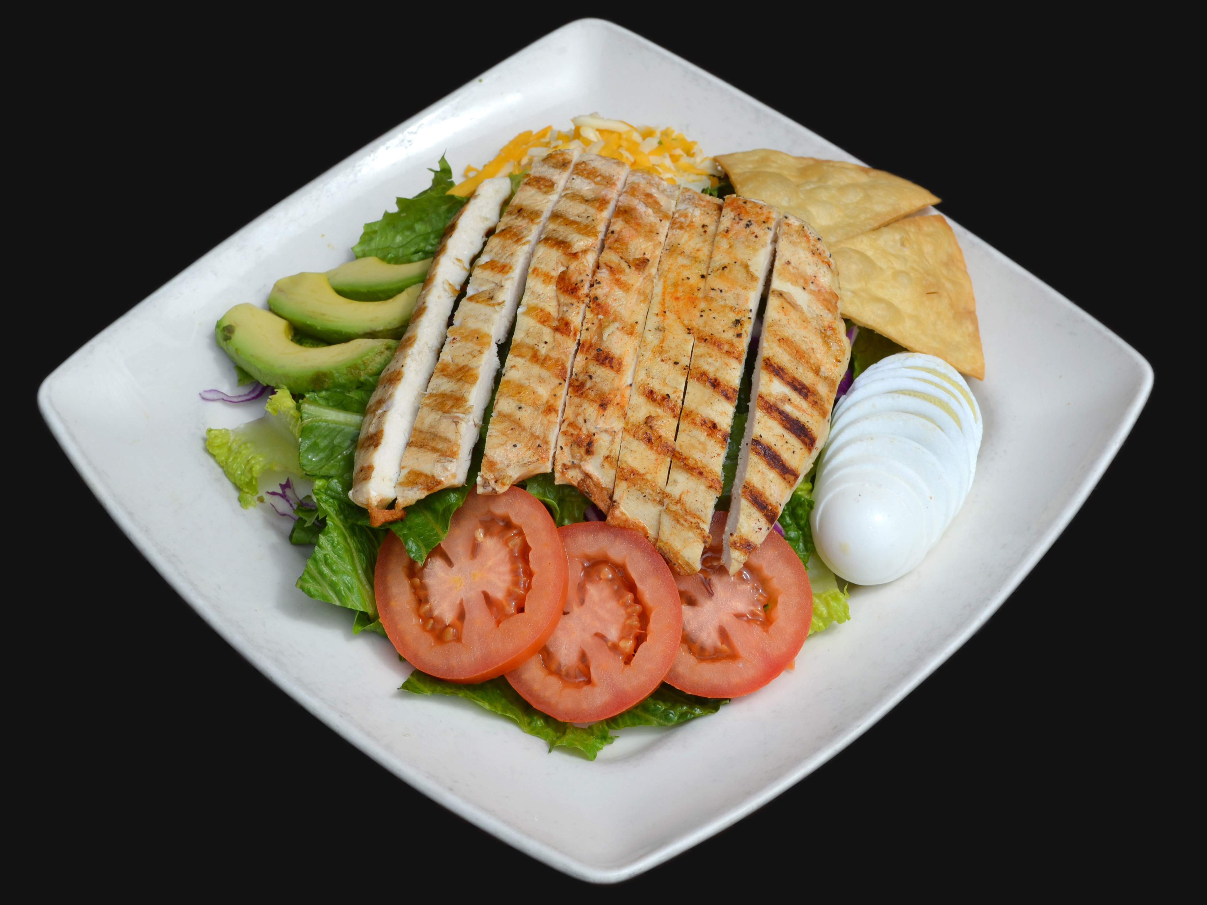 Order Ceja's Charbroiled Chicken Salad food online from Guahan Grill store, Oceanside on bringmethat.com