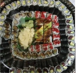Order E. Roll Combination Platter food online from Abeca sushi store, New York on bringmethat.com
