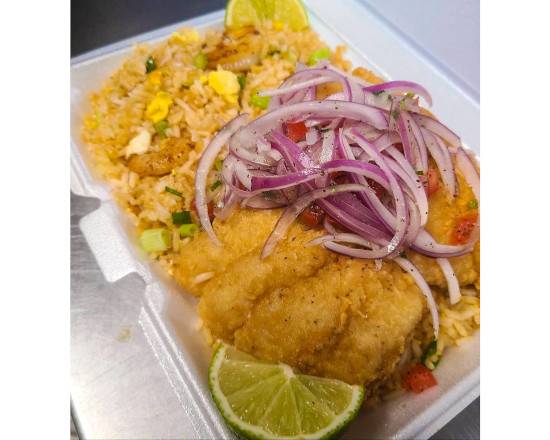 Order Fish Special food online from Lomo Truck 2 store, Jersey City on bringmethat.com