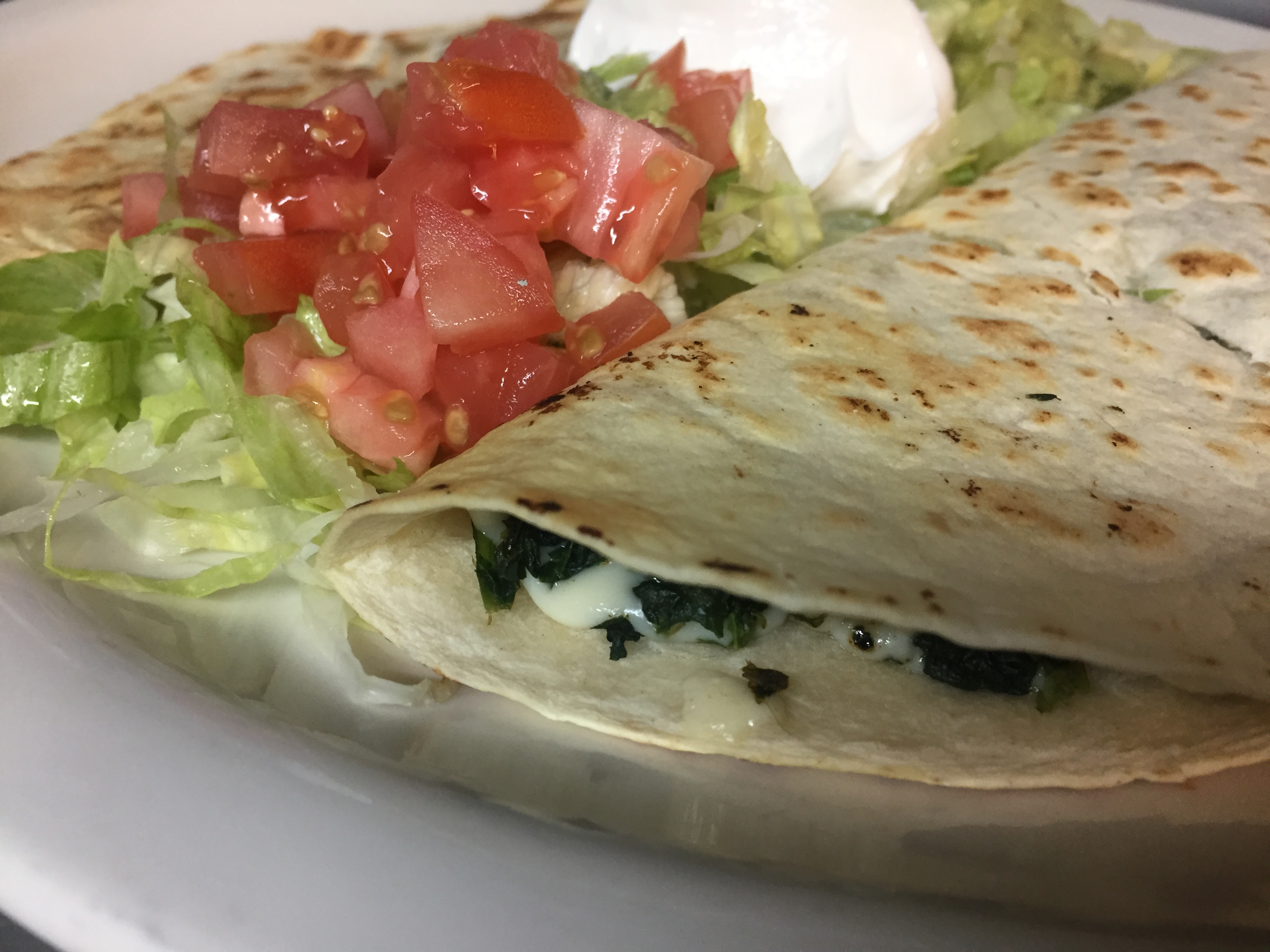 Order Spinach Quesadillas food online from El Patron Mexican Grill & Cantina store, Albany on bringmethat.com