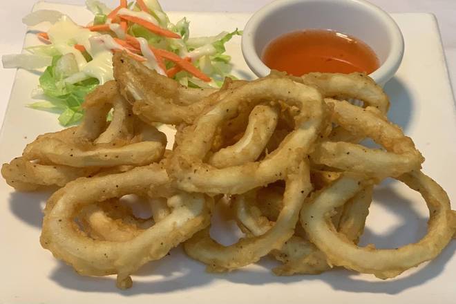 Order 7. Fried Calamari food online from Sri Thai Cuisine store, San Francisco on bringmethat.com