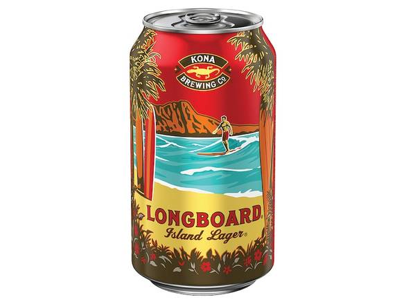 Order Kona Longboard Island Lager - 12x 12oz Cans food online from Garfield's Beverage Warehouse store, Chicago on bringmethat.com