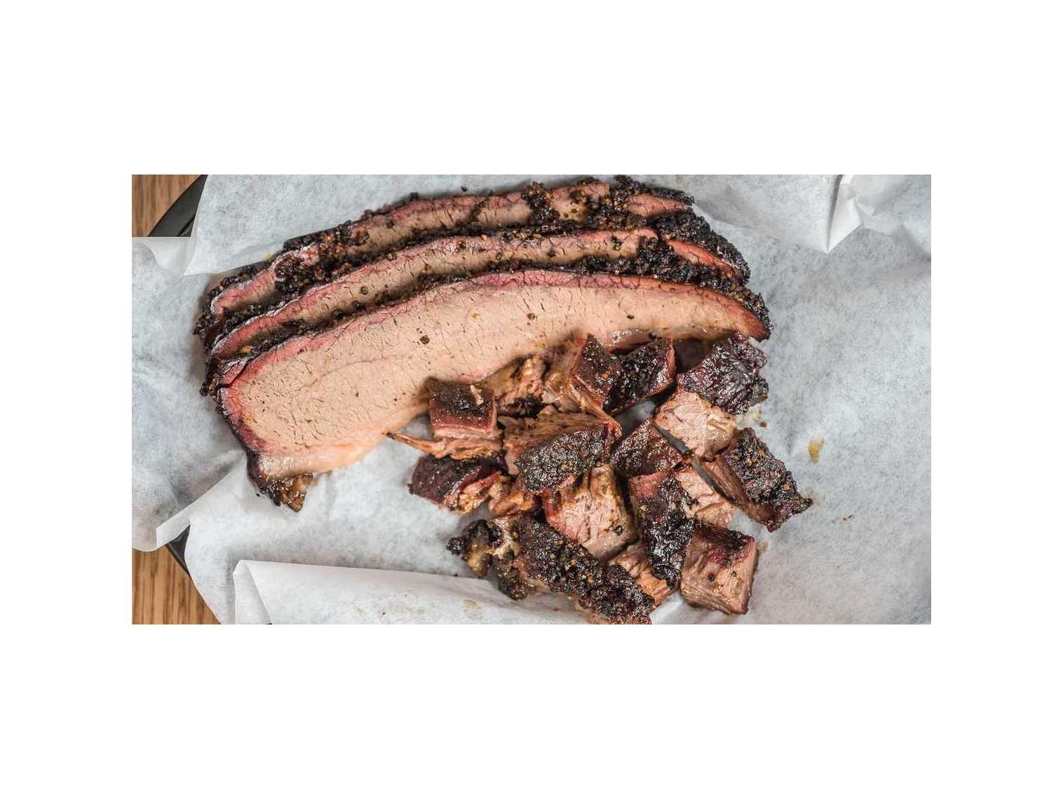 Order 2 Meat Plate food online from R&R BBQ store, Salt Lake City on bringmethat.com