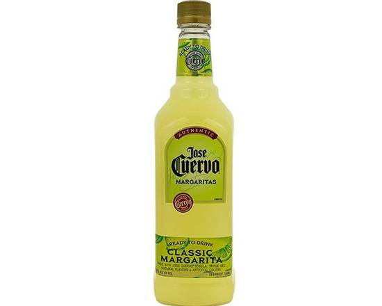Order Jose Cuervo Authentic Lime Margarita 750ml food online from Rocky Liquor store, Claremont on bringmethat.com