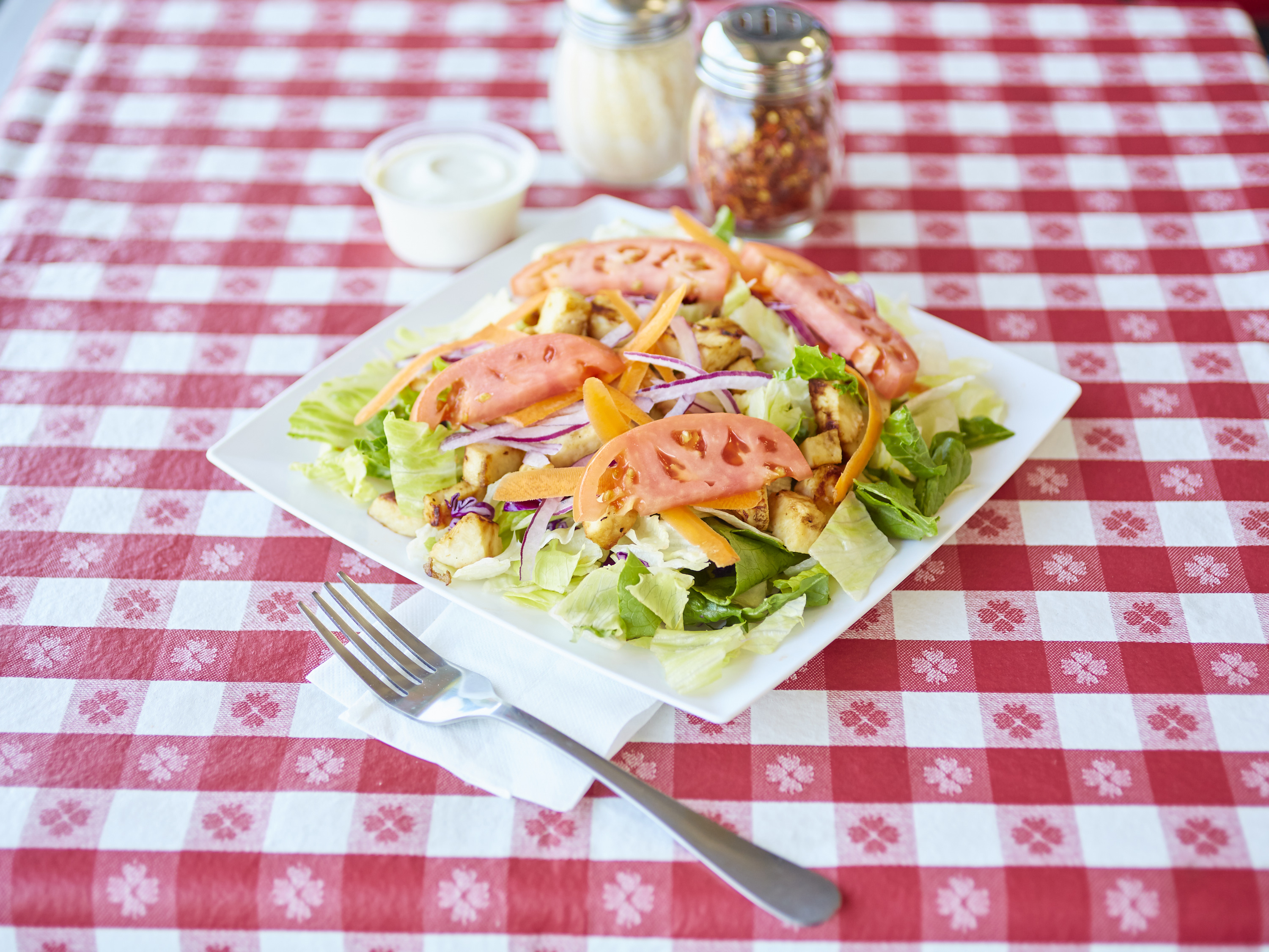 Order Grilled Chicken Salad food online from Winners Ny Pizza store, Agoura Hills on bringmethat.com
