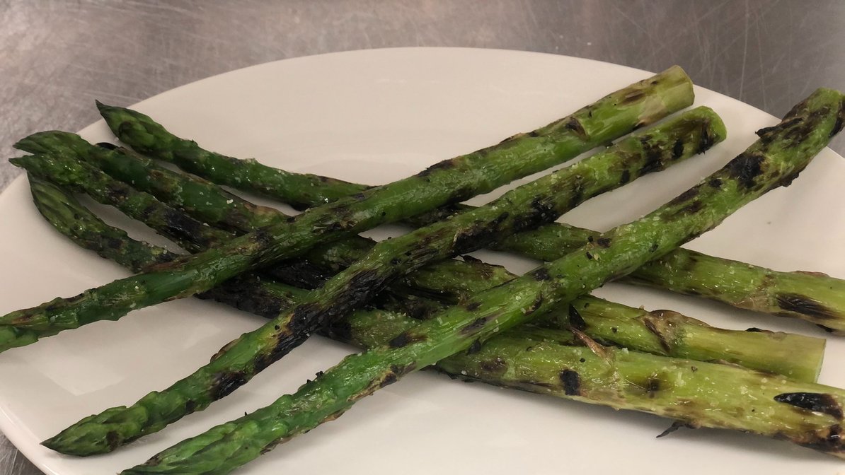 Order Grilled Asparagus food online from Becca's Restaurant store, Las Vegas on bringmethat.com