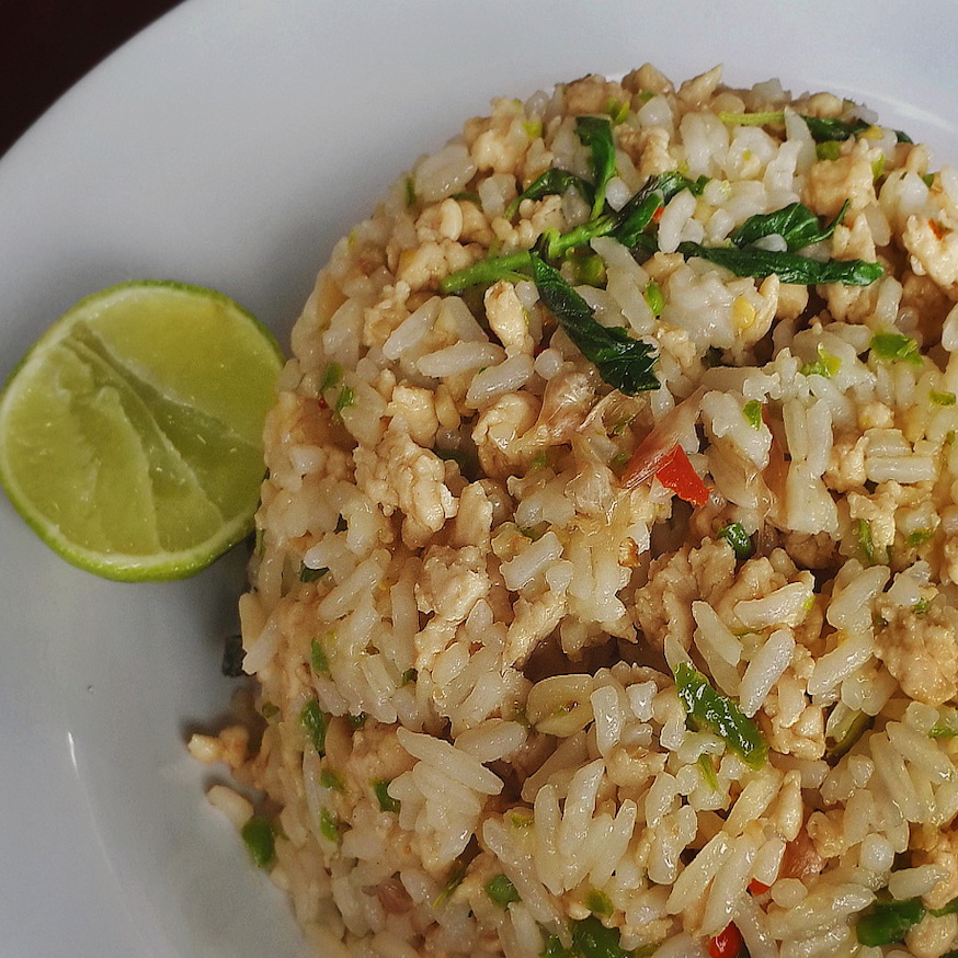 Order Spicy Basil Fried Rice food online from Chang Thai Kitchen store, Toms River on bringmethat.com