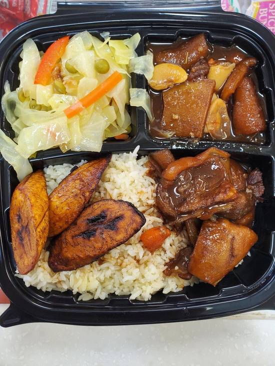 Order Cowfeet Platter (Thursdays to Saturdays) large one size food online from Jamaican Cafe Cuisine store, Newark on bringmethat.com