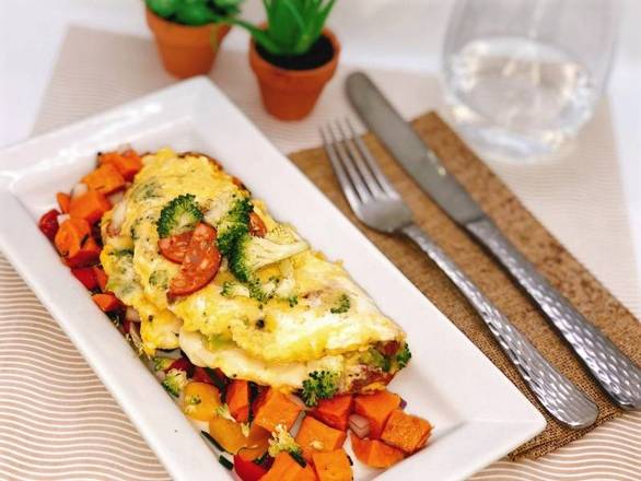 Order Messy Eggs & Homefries food online from Restoration Cafe store, Manchester on bringmethat.com