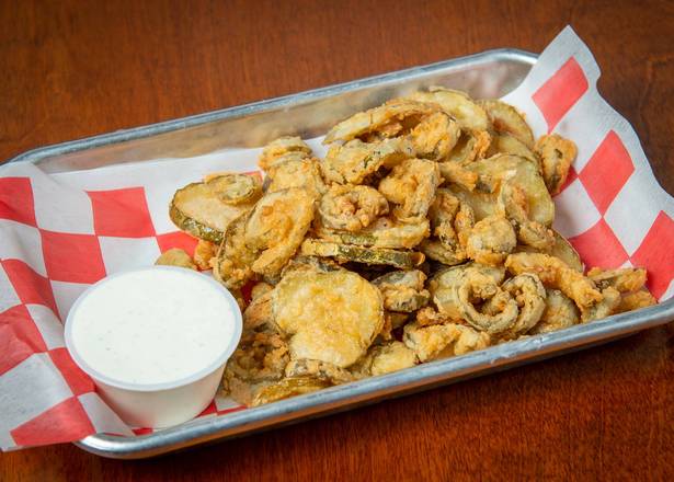 Order Fried Pickles and Jalapenos food online from Baker St. Pub & Grill store, Dallas on bringmethat.com