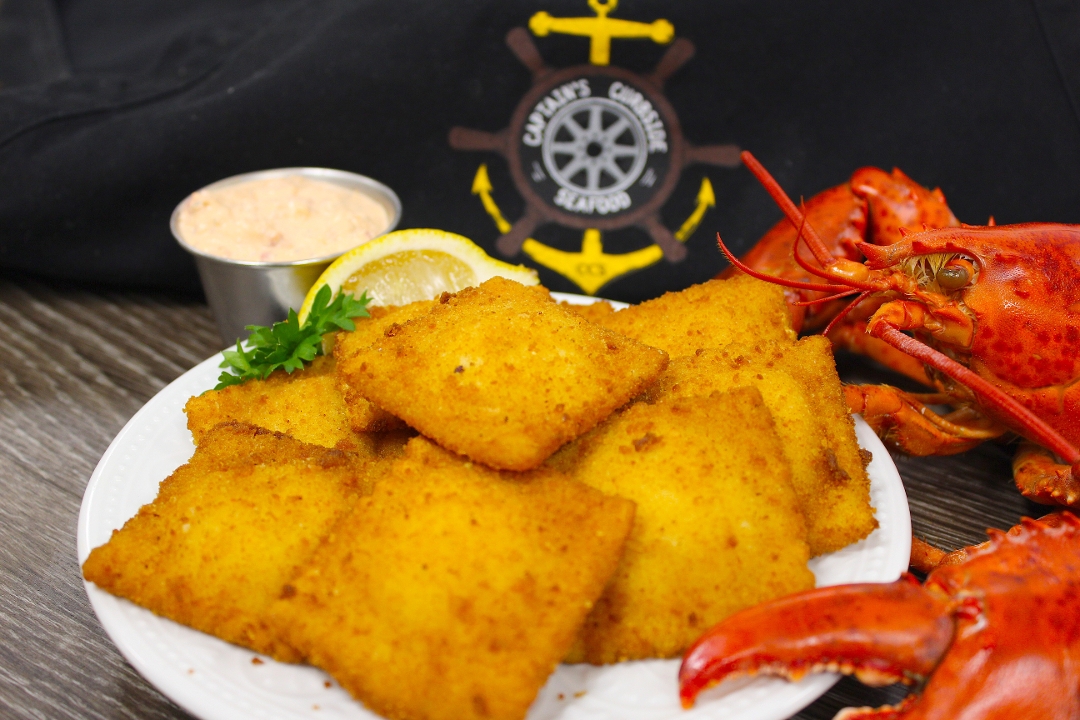 Order Toasted Lobster Ravioli food online from Captain’s Curbside Seafood store, Trappe on bringmethat.com