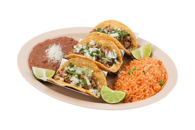 Order Taco Plate food online from Tacos El Veneno store, Los Angeles on bringmethat.com
