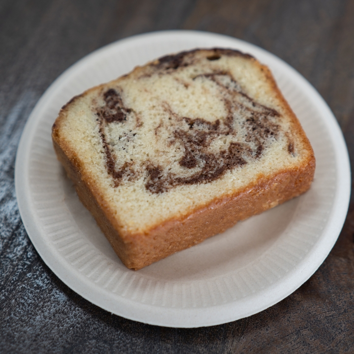 Order Marble Pound Cake food online from Zoa Moroccan Kitchen store, Houston on bringmethat.com