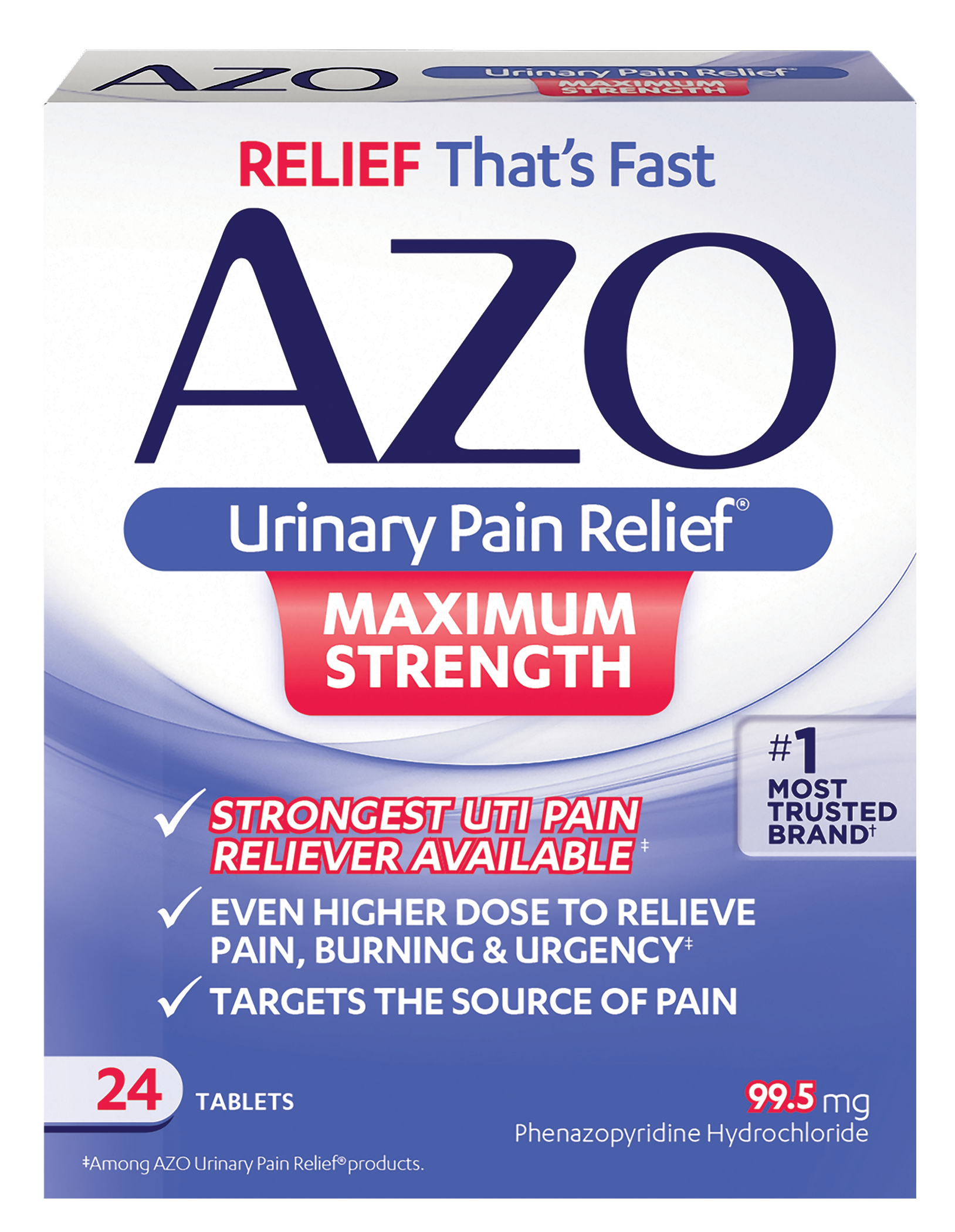 Order Azo Urinary Pain Relief Tablets, Maximum Strength, 24 Count food online from Rite Aid store, Chino Hills on bringmethat.com