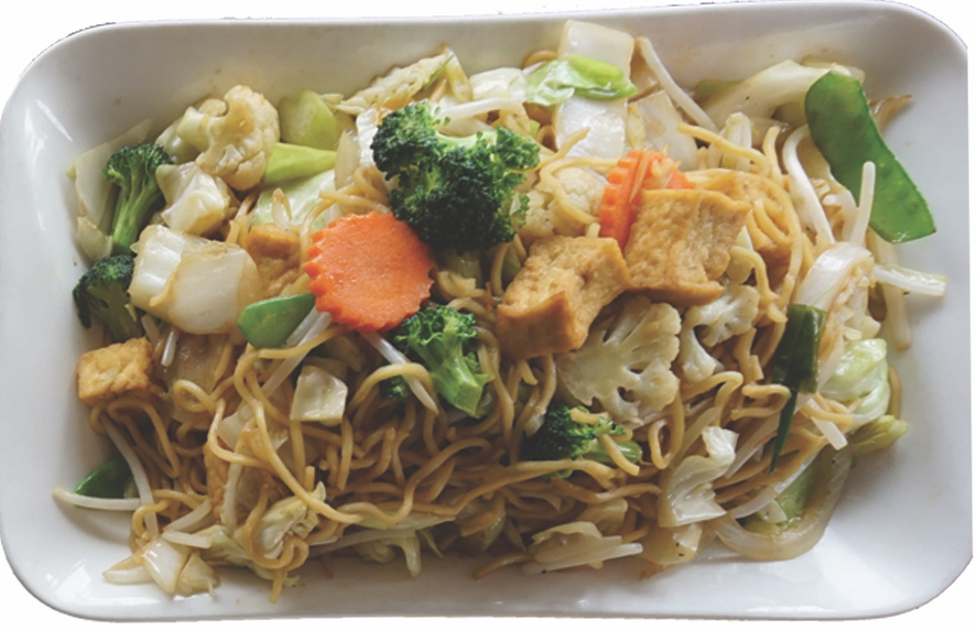 Order Chow Mien food online from Double Delicious Thai Cuisine store, Fountain Valley on bringmethat.com