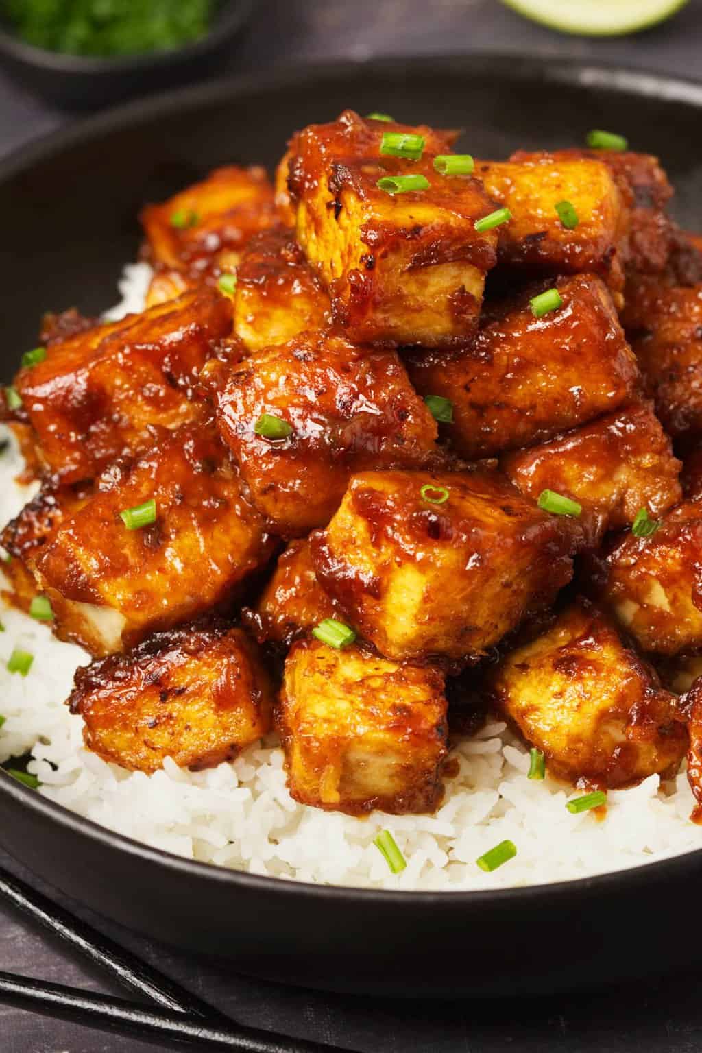Order General Tso's Tofu(large) food online from Far East Restaurant store, Capitol Heights on bringmethat.com