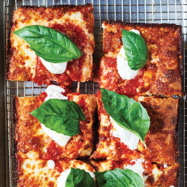 Order Margherita Pizza food online from Emmy Squared store, Louisville on bringmethat.com
