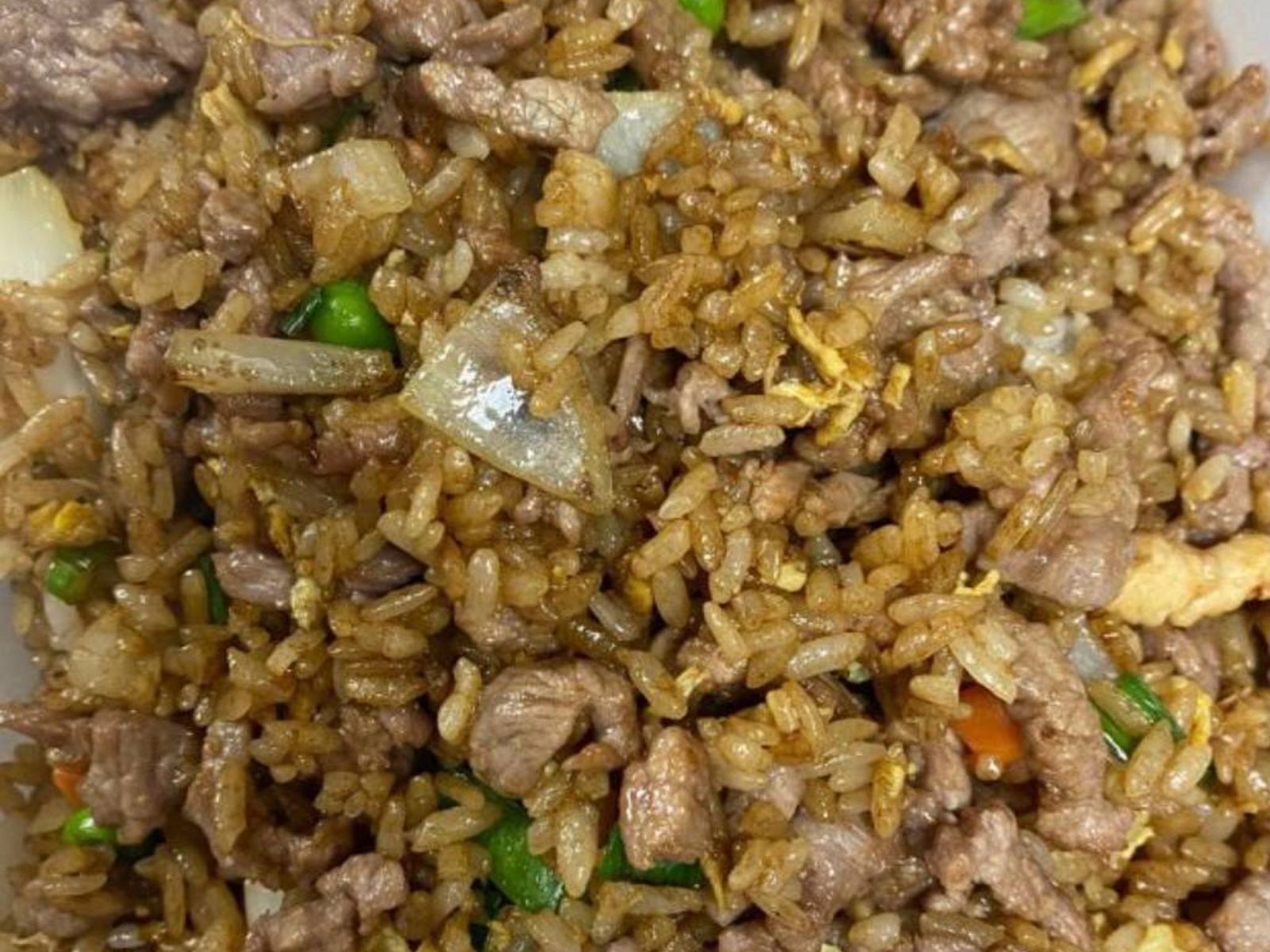 Order Beef Fried Rice food online from Rice Bowl Cafe store, Austin on bringmethat.com