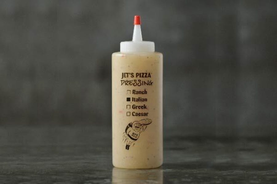 Order Italian Dressing - 12 oz. Bottled food online from Jet's Pizza store, Ann Arbor on bringmethat.com
