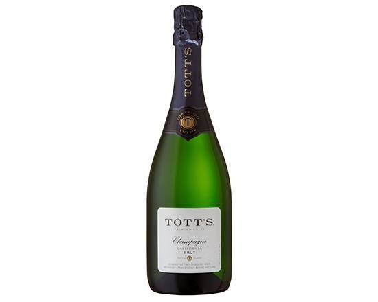Order Totts Brut, 750mL champagne (9.5% ABV) food online from Signal Liquor store, Signal Hill on bringmethat.com