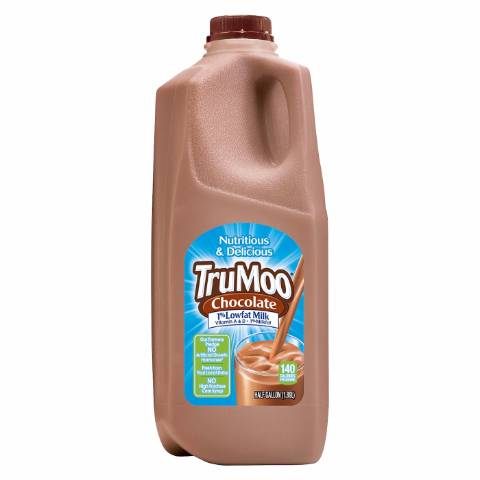 Order TruMoo Chocolate 1% Lowfat Milk Half Gallon food online from 7-Eleven store, Lakewood on bringmethat.com