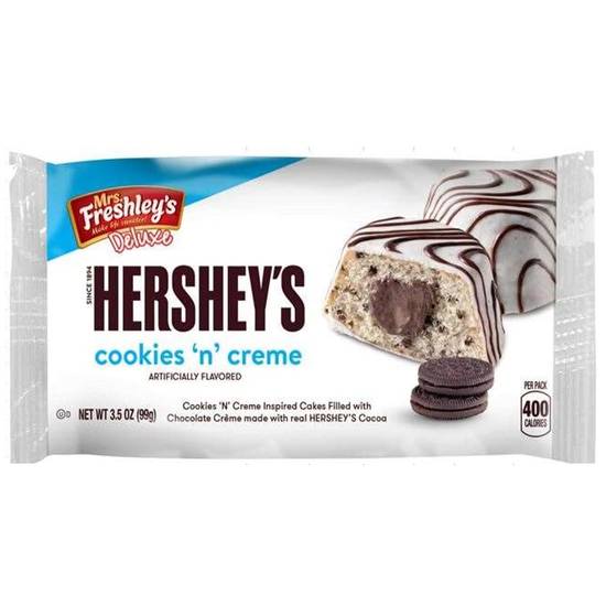 Order Mrs Freshley S Hershey S Cookies And Cream Cakes food online from Exxon Food Mart store, Port Huron on bringmethat.com