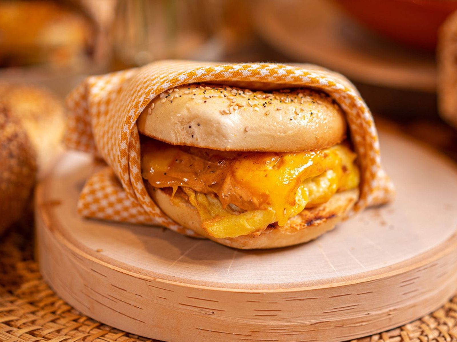 Order Always Sunny Breakfast Bagel food online from Eat Love Bagel store, Burbank on bringmethat.com