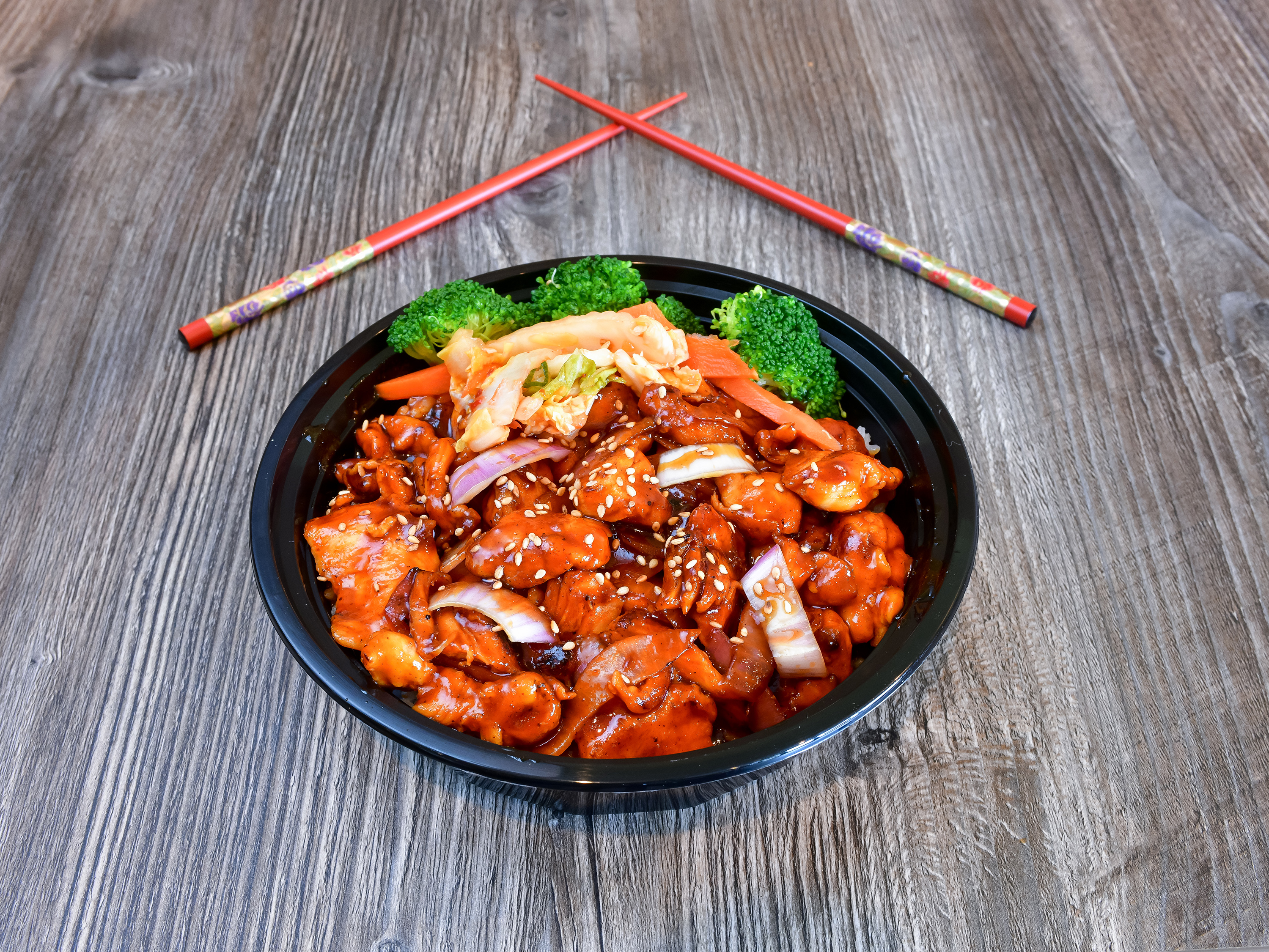 Order Spicy Chicken Bowl food online from Kanpai Poke store, Danville on bringmethat.com