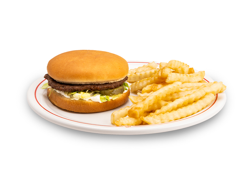 Order Cheeseburger & Fries food online from Frisch's Big Boy store, Cincinnati on bringmethat.com