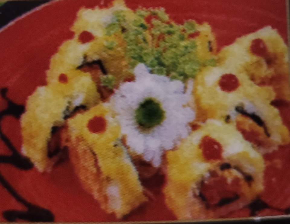 Order Spicy Tuna Tempura Roll food online from Love Sushi store, Bakersfield on bringmethat.com